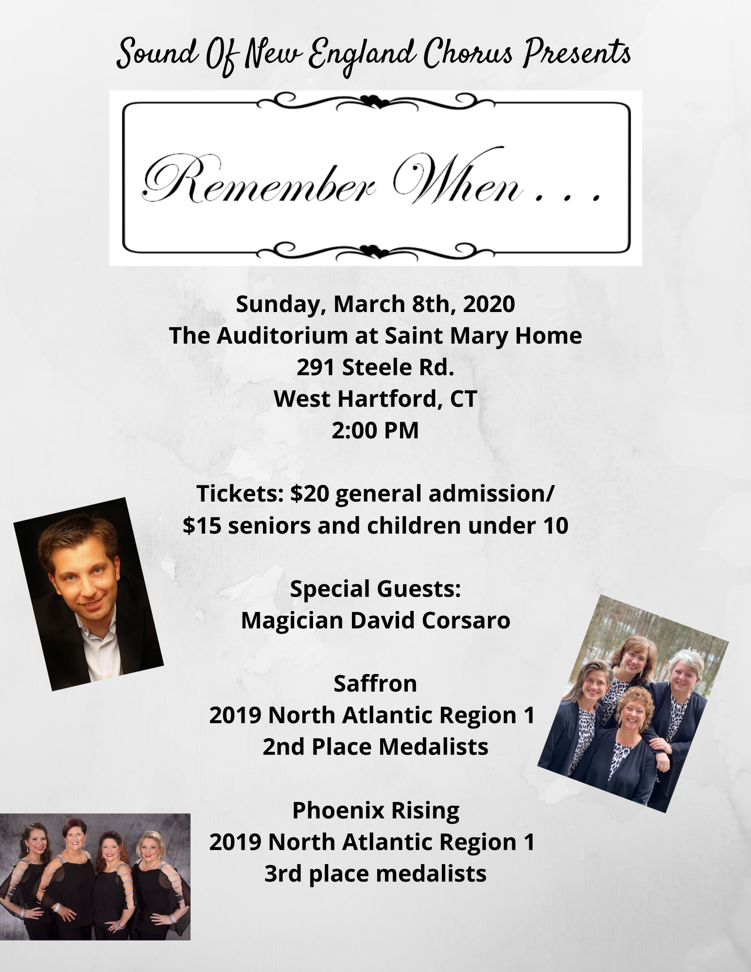 Remember When... flyer png
